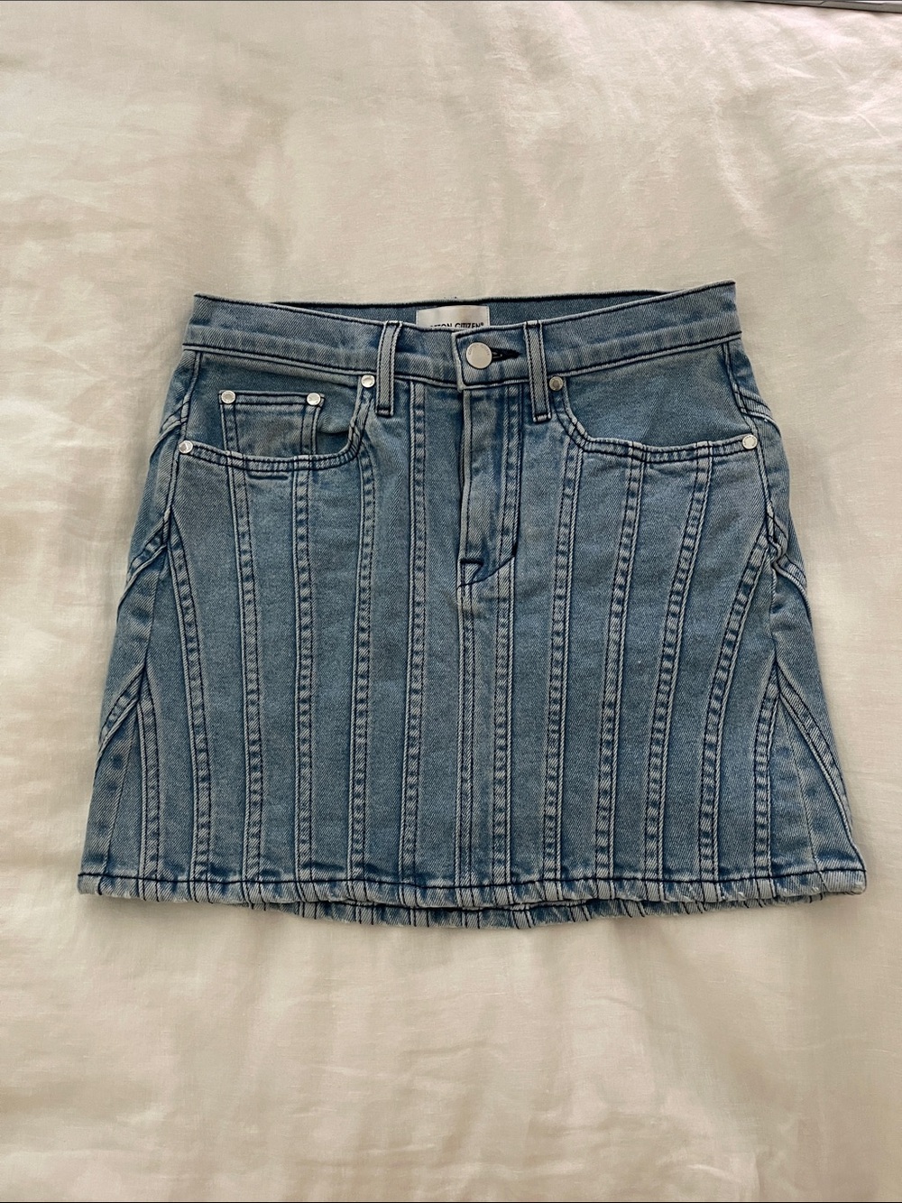 Cotton Citizen Caballo Denim Mini Skirt